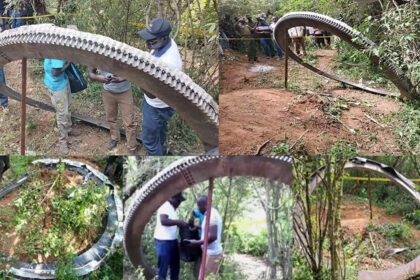 केन्या में गगन से गिरे धातु के छल्ले ने मचाई हलचल