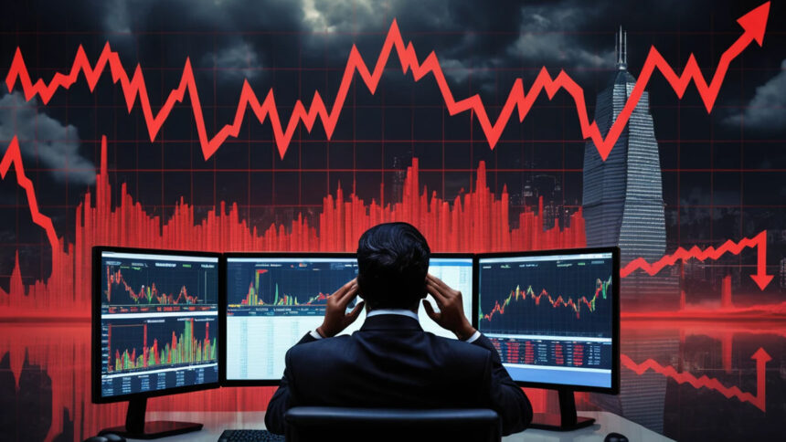 भारतीय शेयर बाजार में गिरावट